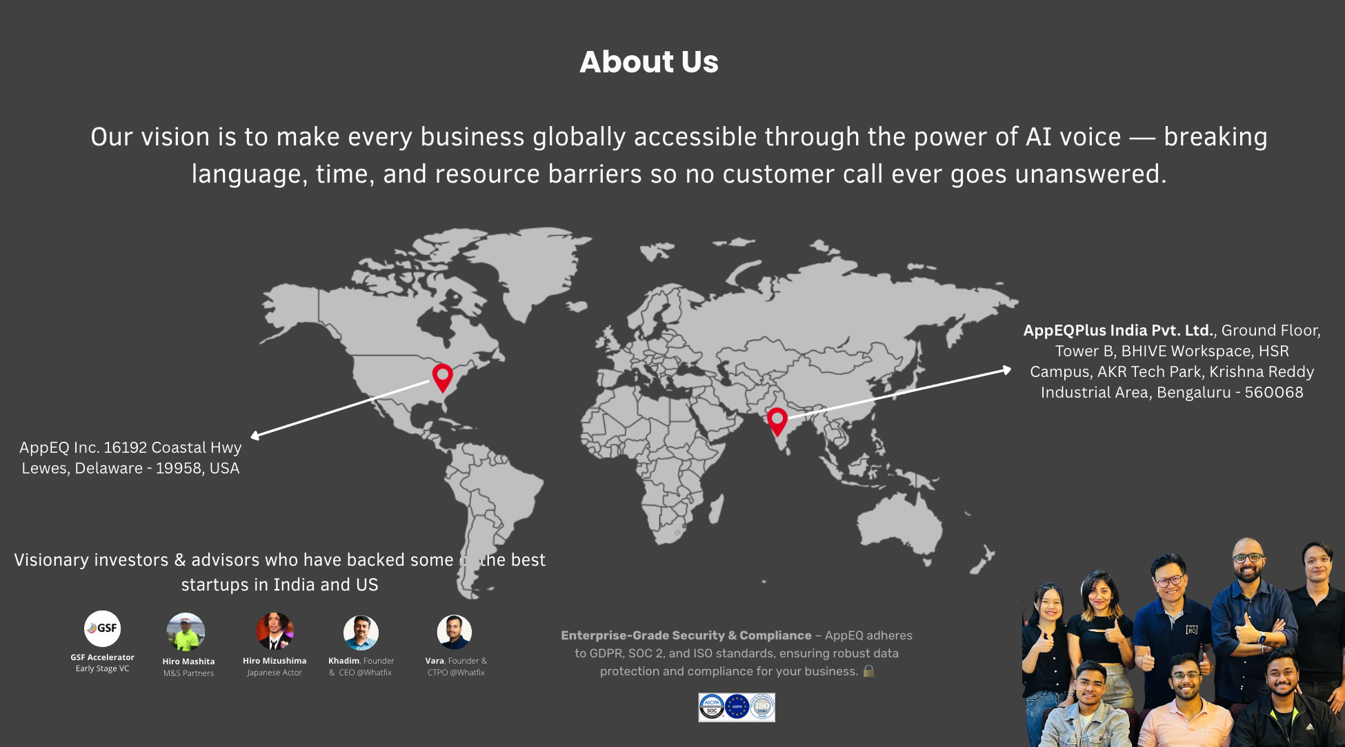 HuskyVoiceAI Global Offices